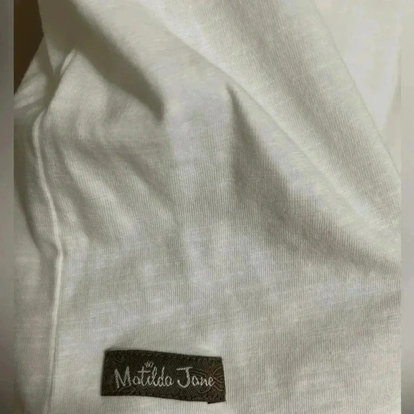 Matilda Jane Wonderment Good Catch Baseball Tee Long Sleeve Size 8 - Picture 5 of 5